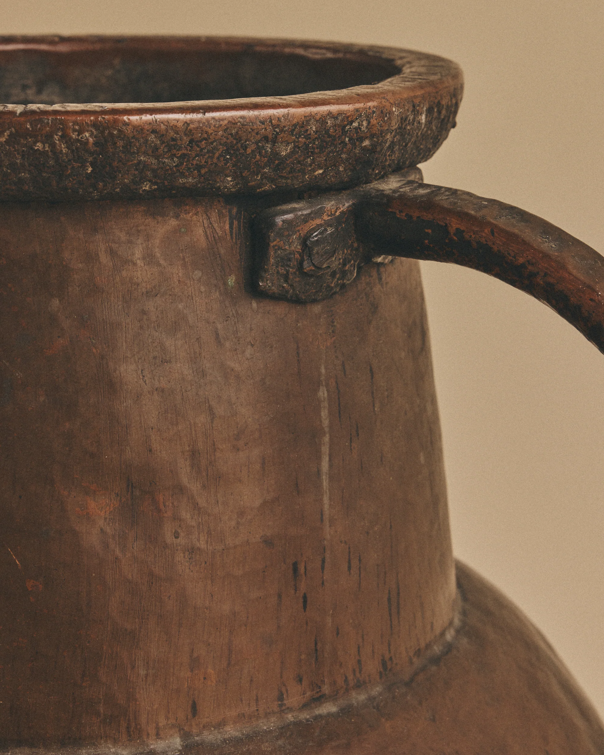 18th Century Copper Water Jug - Image 4