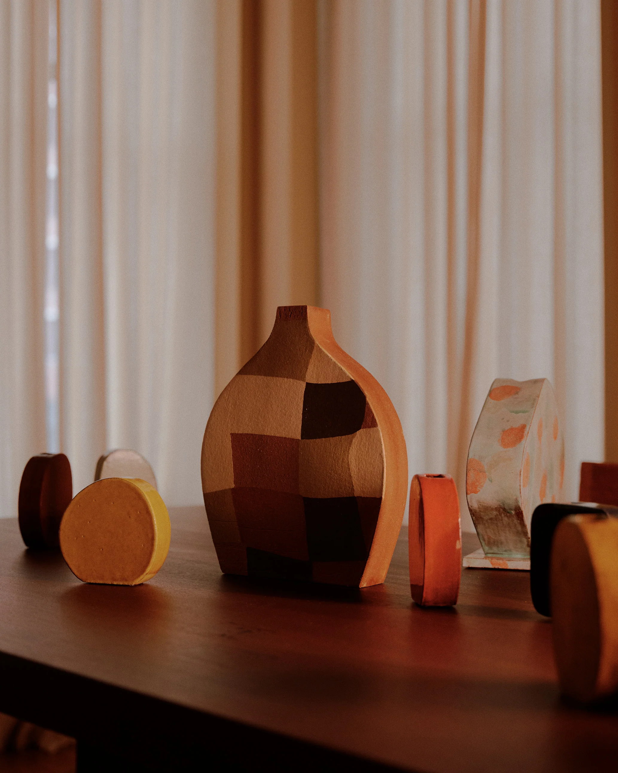 Flat Circular Vase - Image 2