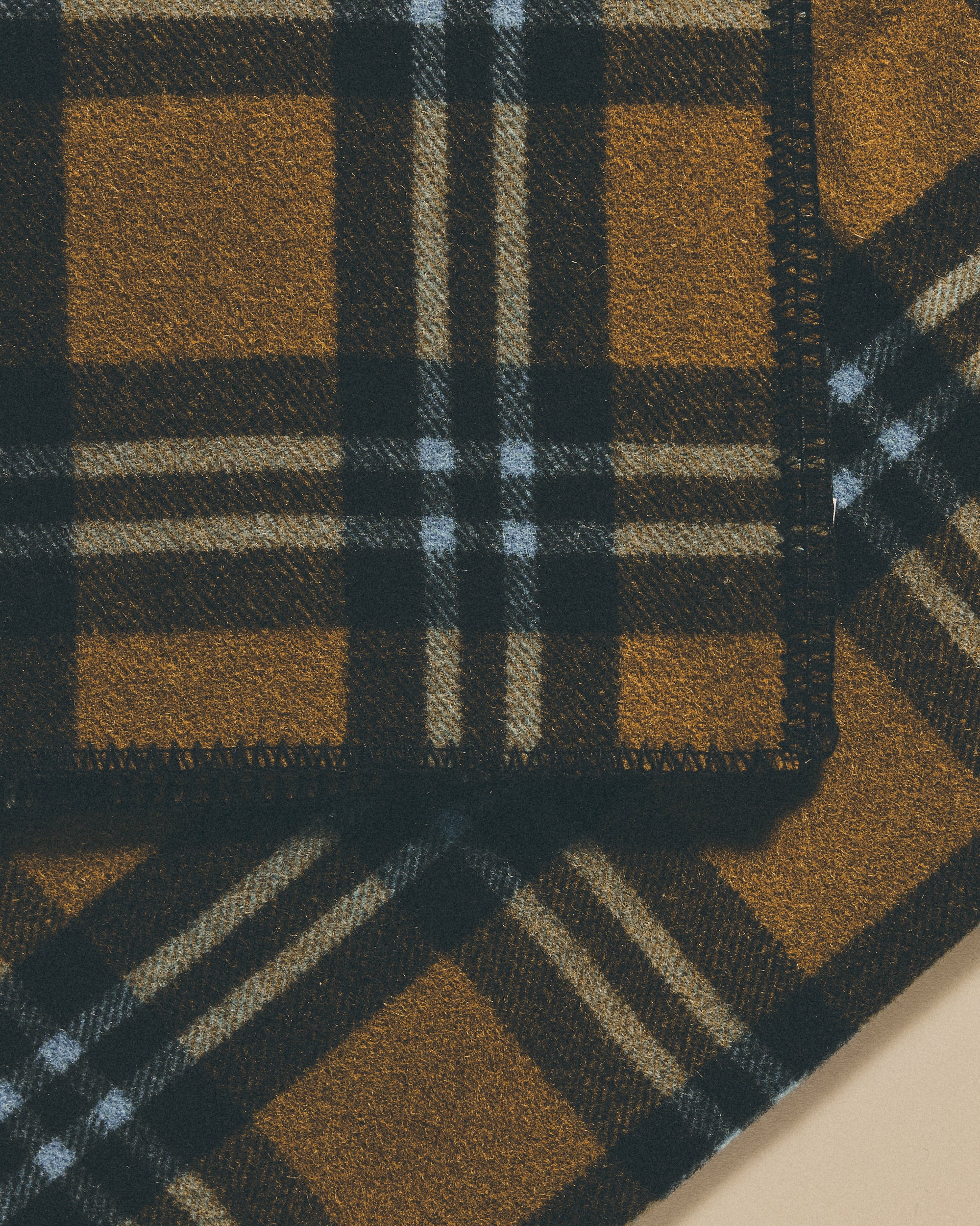 Green and Blue Plaid Blanket - Image 4