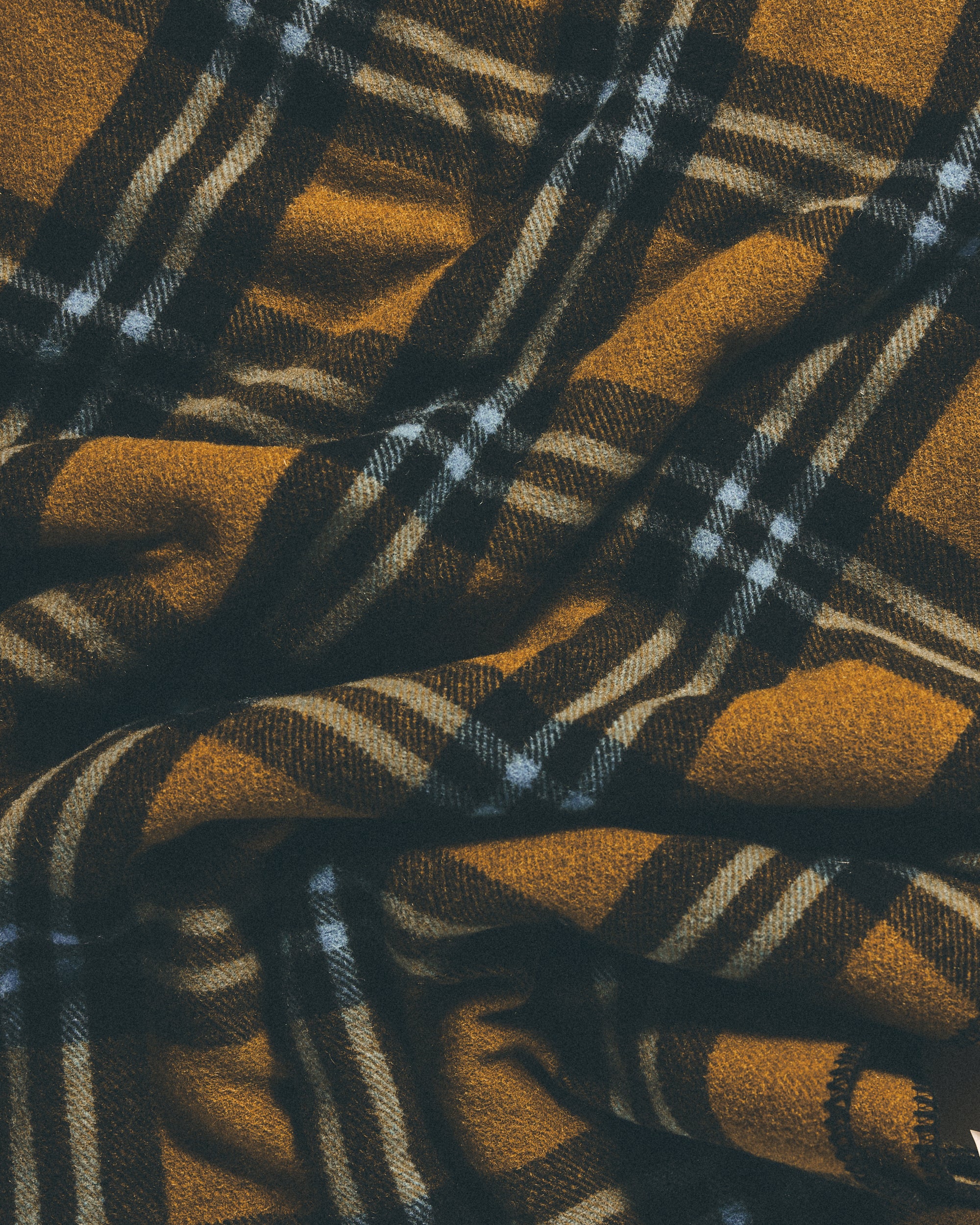 Green and Blue Plaid Blanket - Image 5