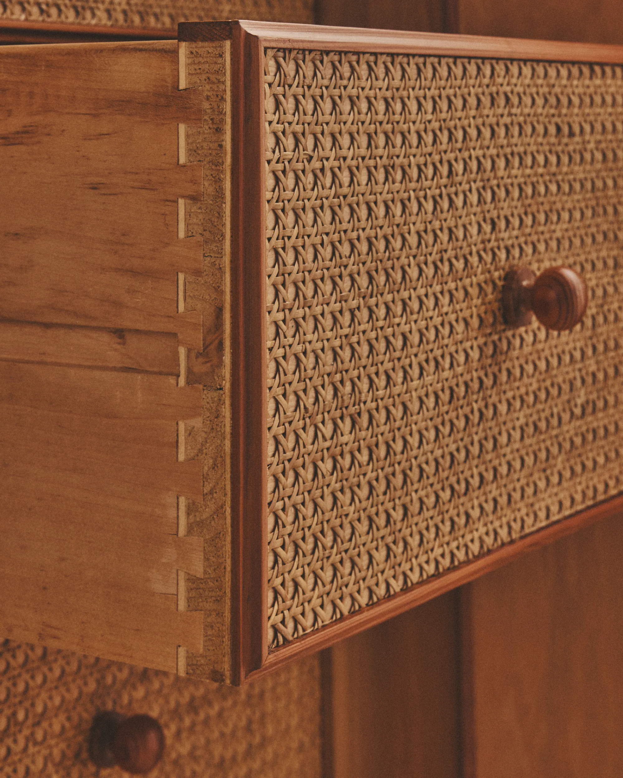 Italian Cane Sideboard - Image 7