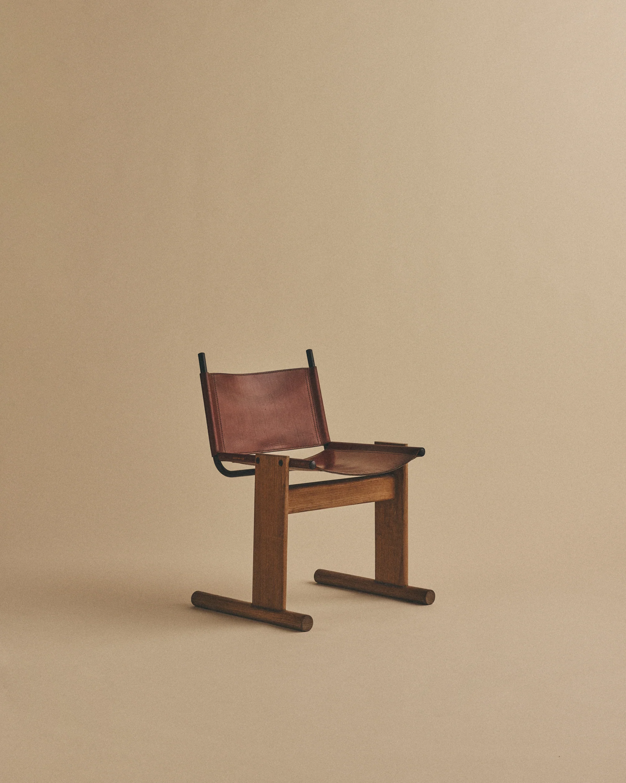 Leather Sled Chairs - Image 2