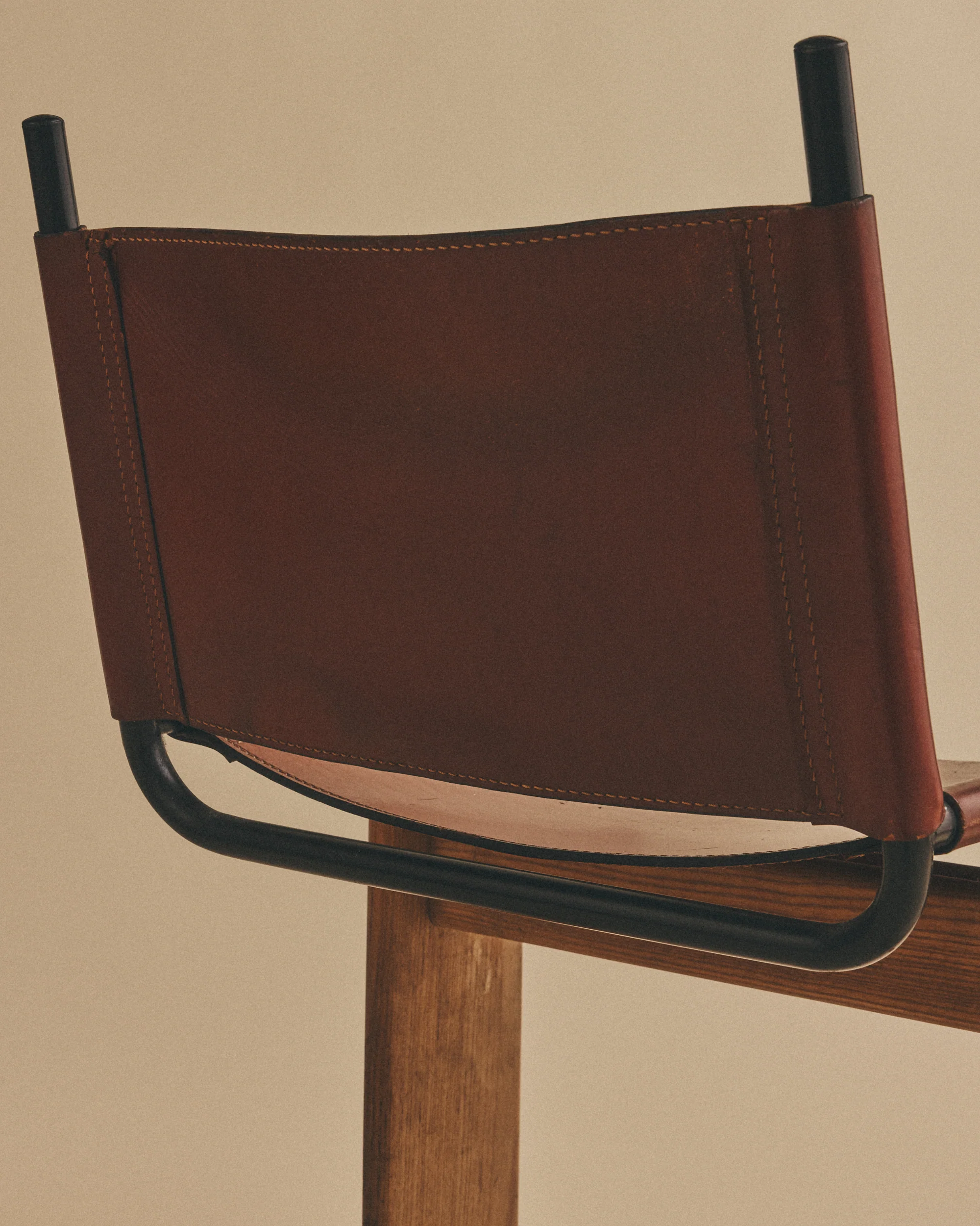 Leather Sled Chairs - Image 9
