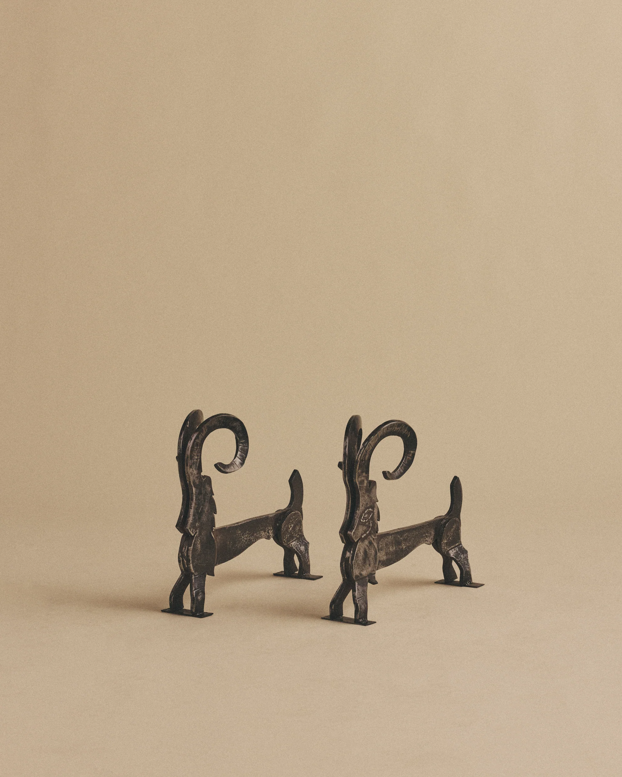 Ram Andirons