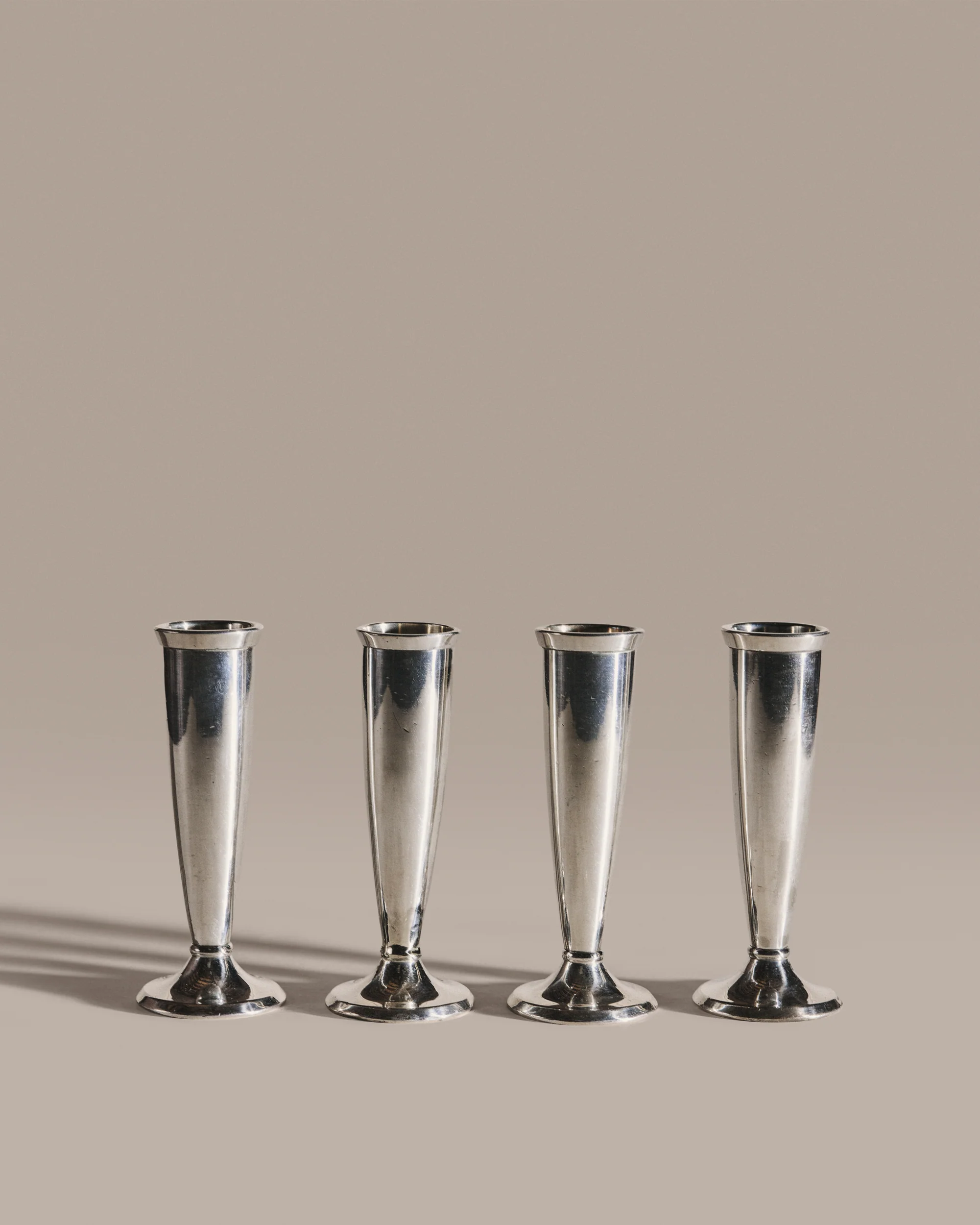 Silver Bud Vases - Image 3