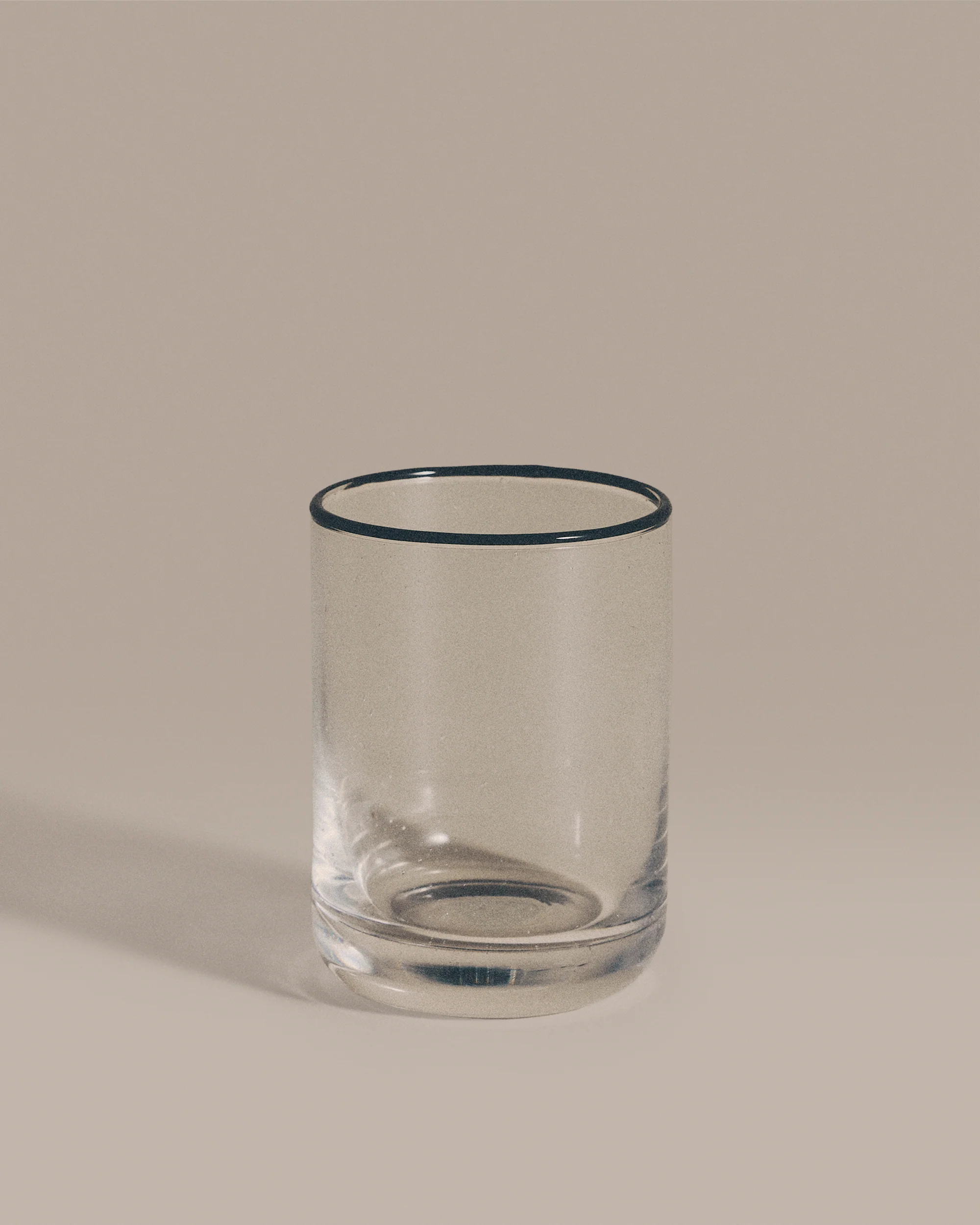 SR Bubble Glass Black Rim, Drinking Low